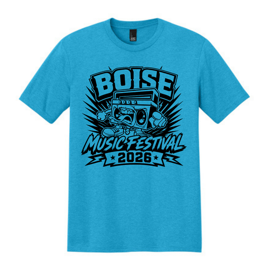BMF 2026 - District® Perfect Tri® Tee - TURQUOISE FROST