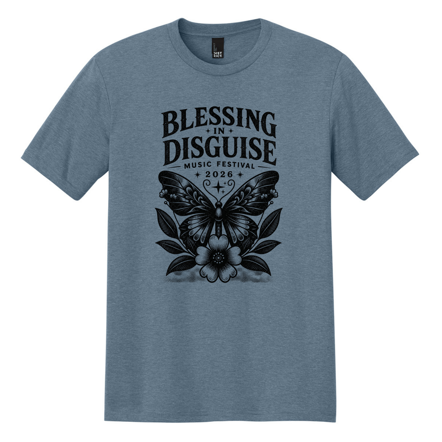 BID 2026 - District® Perfect Tri® Tee - FLINT BLUE