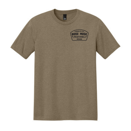 BMF 2026 - District® Perfect Tri® Tee - COYOTE BROWN