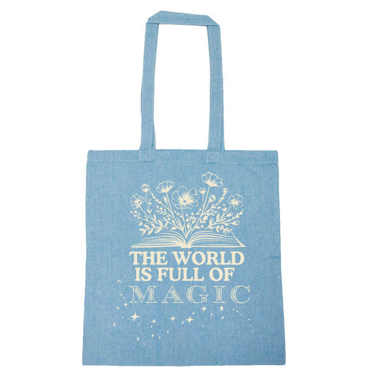 Lightweight Recycled Canvas Tote Bag - AQUA