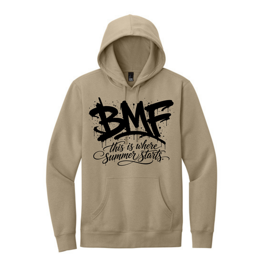 BMF 2026 - District® V.I.T.™ Fleece Hoodie - DESERT TAN
