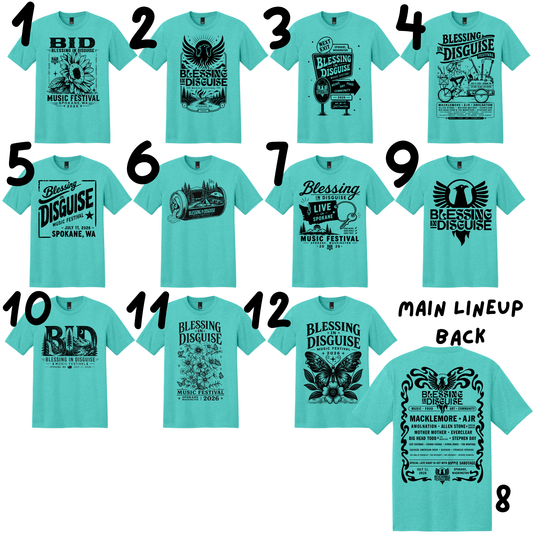 Poster Lineup Tee - BID 2026