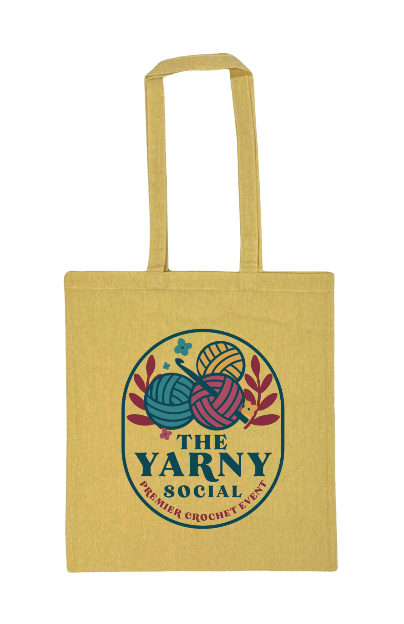 Yarny Social - Lightweight Canvas Tote
