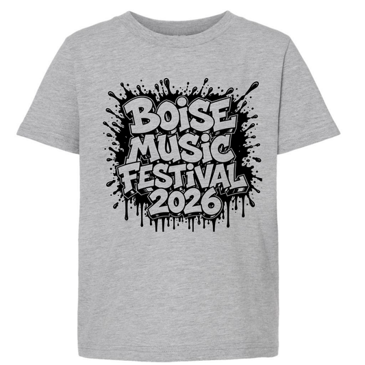 BMF 2026 - YOUTH - Tultex Fine Jersey T-shirt - GREY