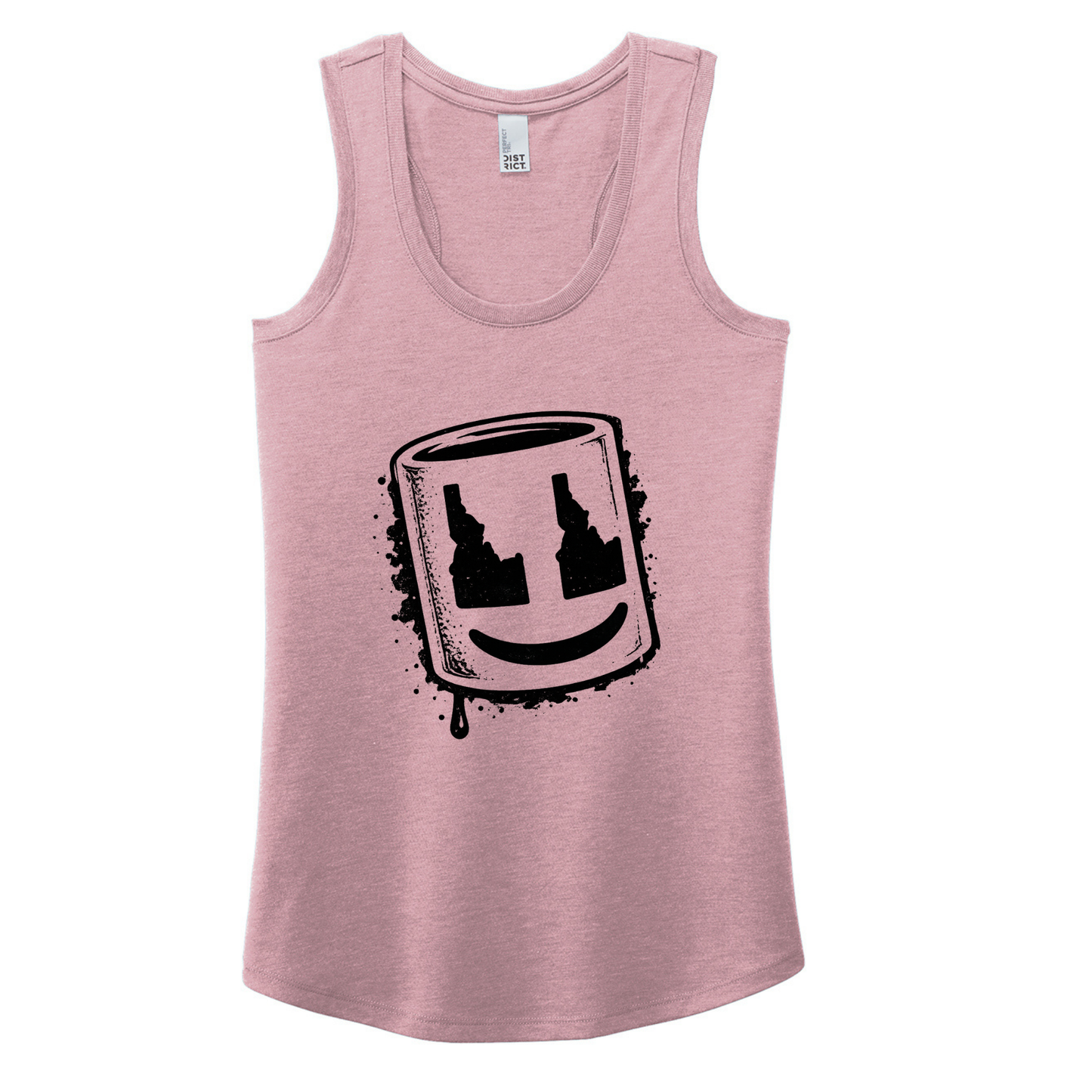 BMF 2026 - District® Women’s Perfect Tri® Racerback Tank - HEATHERED LAVENDER