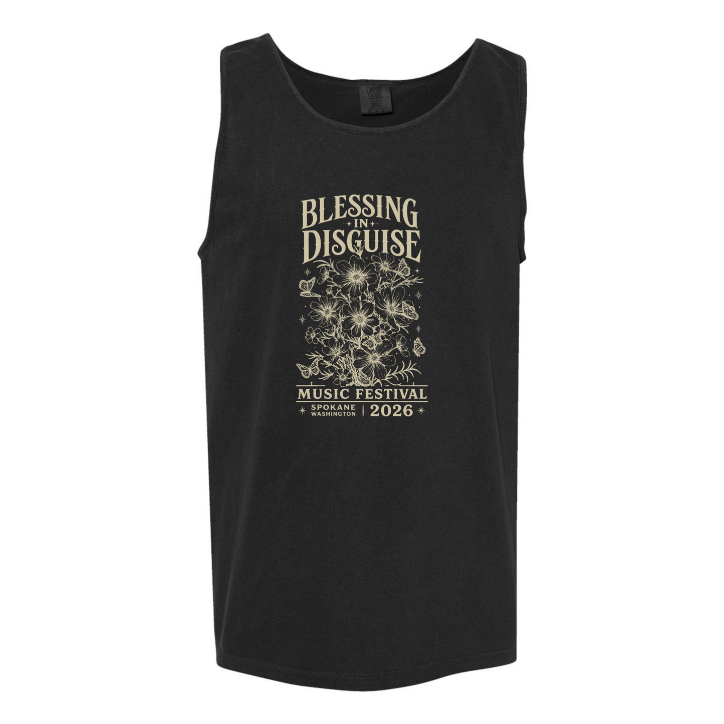 BID 2026 - Comfort Colors® Heavyweight Ring Spun Tank Top - BLACK