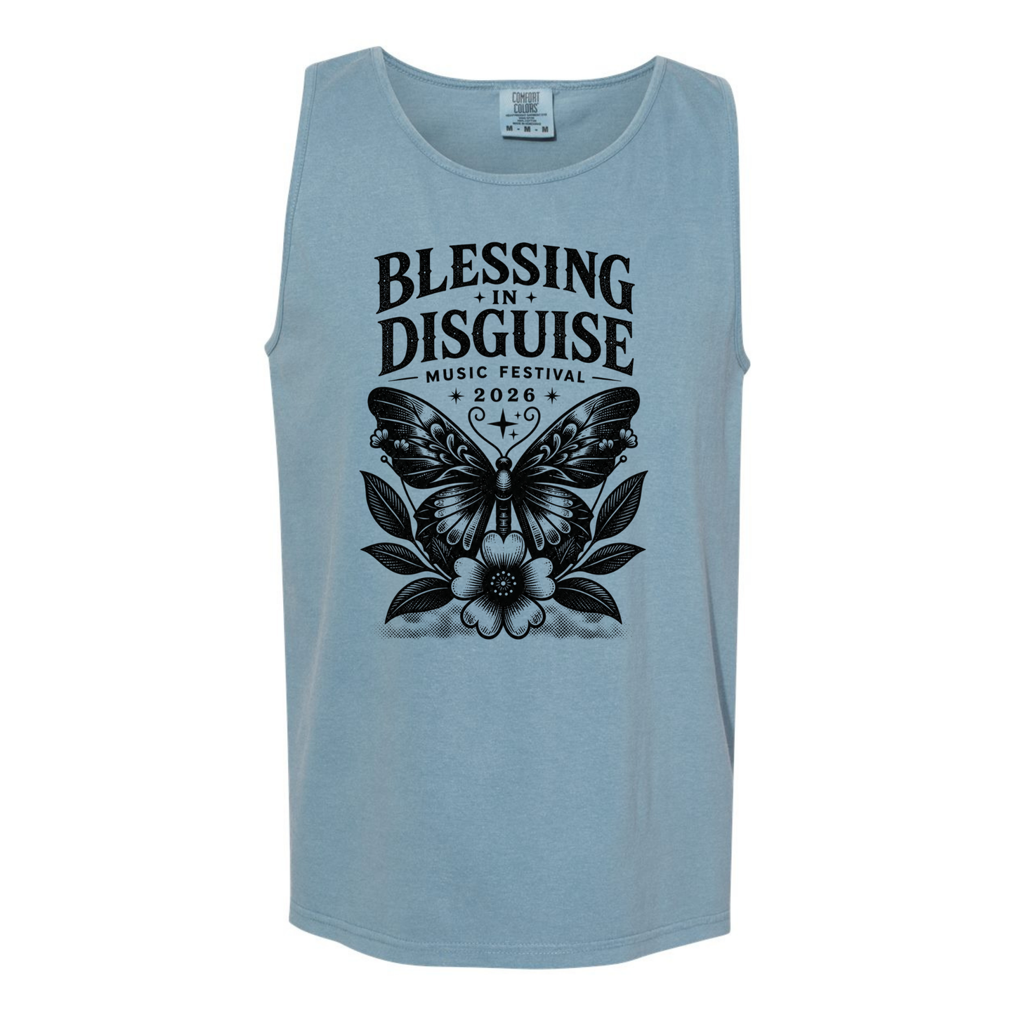 BID 2026 - Comfort Colors® Heavyweight Ring Spun Tank Top - ICE BLUE