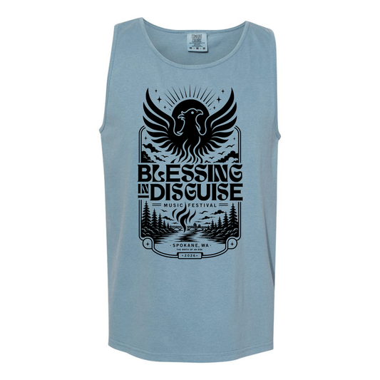 BID 2026 - Comfort Colors® Heavyweight Ring Spun Tank Top - ICE BLUE
