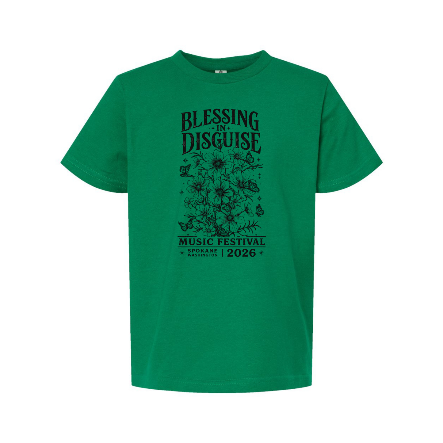 BID 2026 - YOUTH - Tultex Fine Jersey T-shirt - GREEN