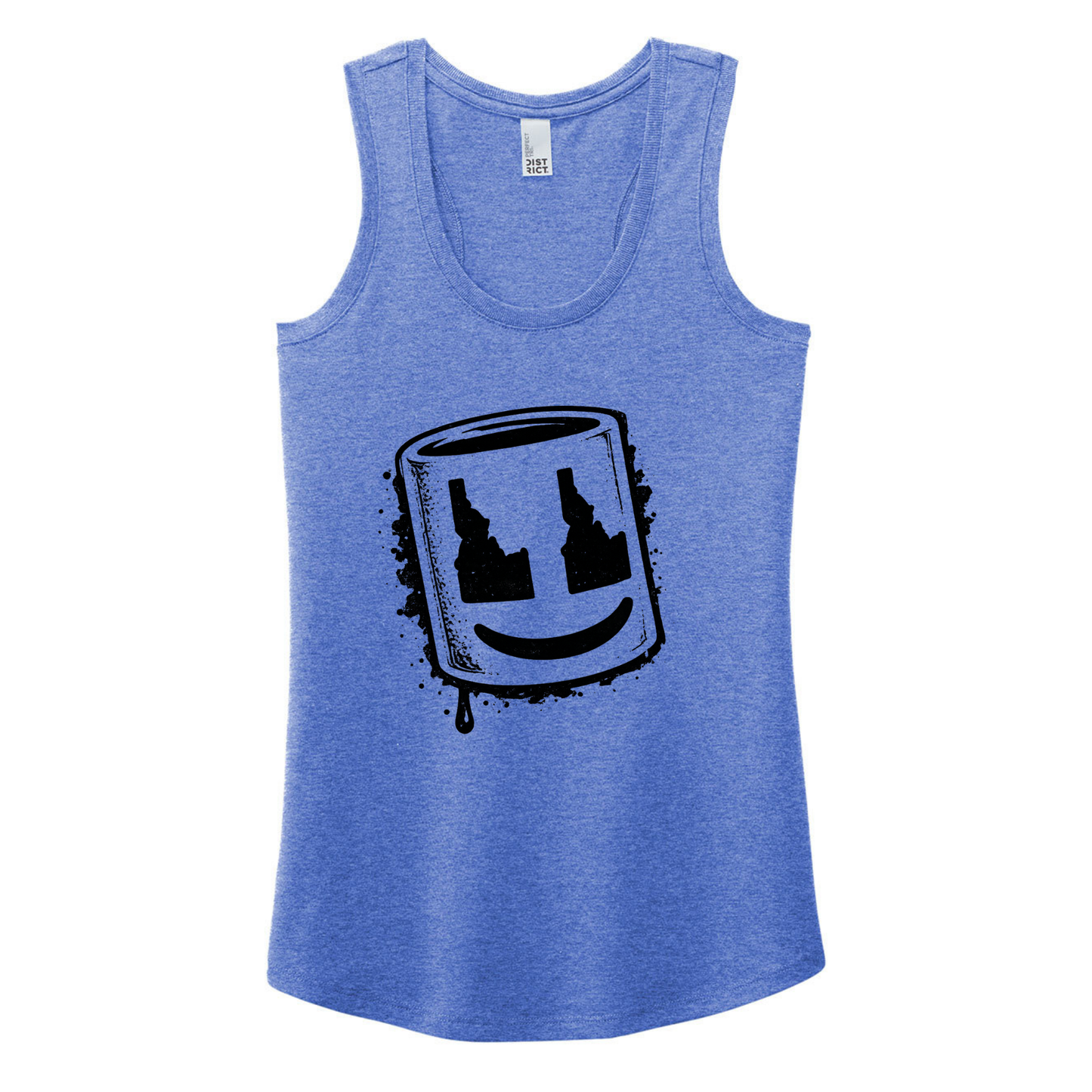BMF 2026 - District® Women’s Perfect Tri® Racerback Tank - ROYAL FROST