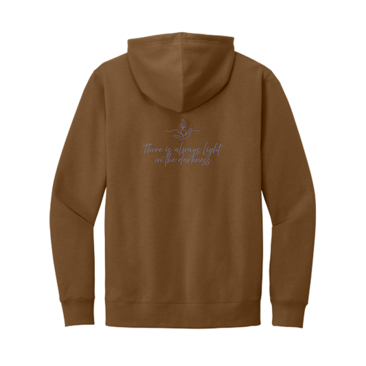 Light the Night for Hope - Hoodie - Duck Brown