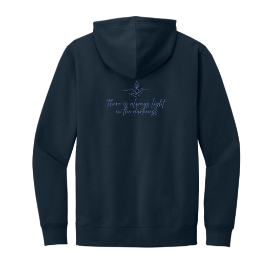 Light the Night for Hope - Hoodie - New Navy