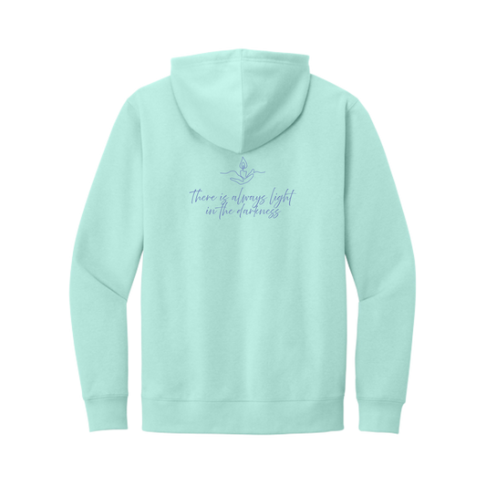 Light the Night for Hope - Hoodie - Sea Mist