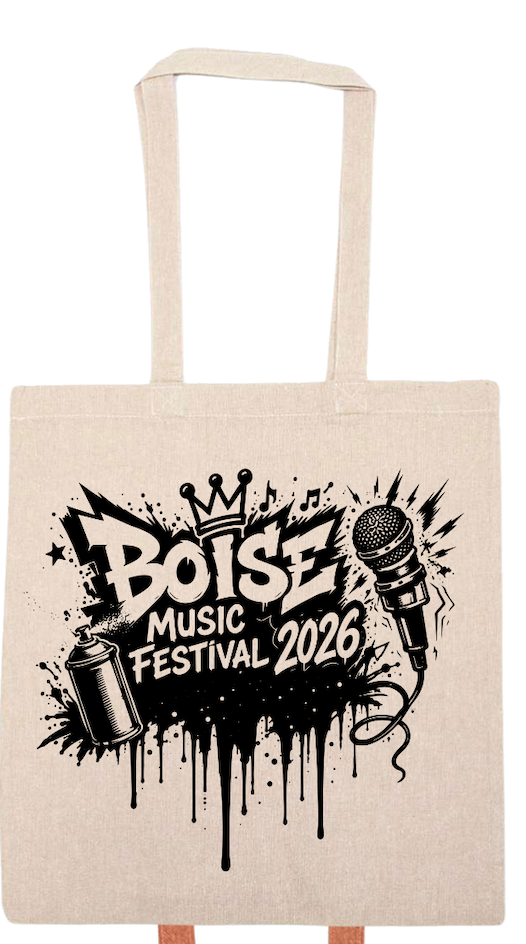BMF 2026 - Liberty Lightweight Recycled Canvas Tote - SPRAY PAINT