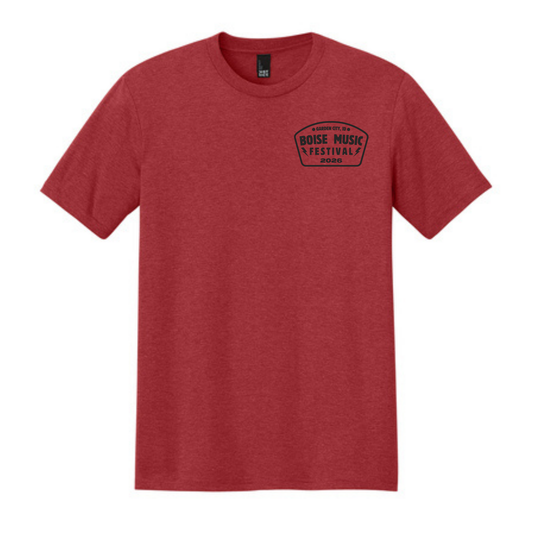 BMF 2026 - District® Perfect Tri® Tee - RED FROST