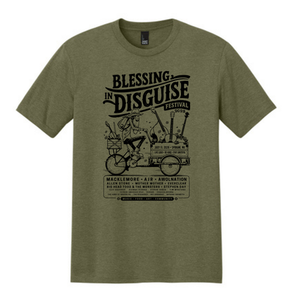BID 2026 - District® Perfect Tri® Tee - MILITARY GREEN FROST