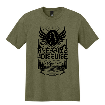 BID 2026 - District® Perfect Tri® Tee - MILITARY GREEN FROST