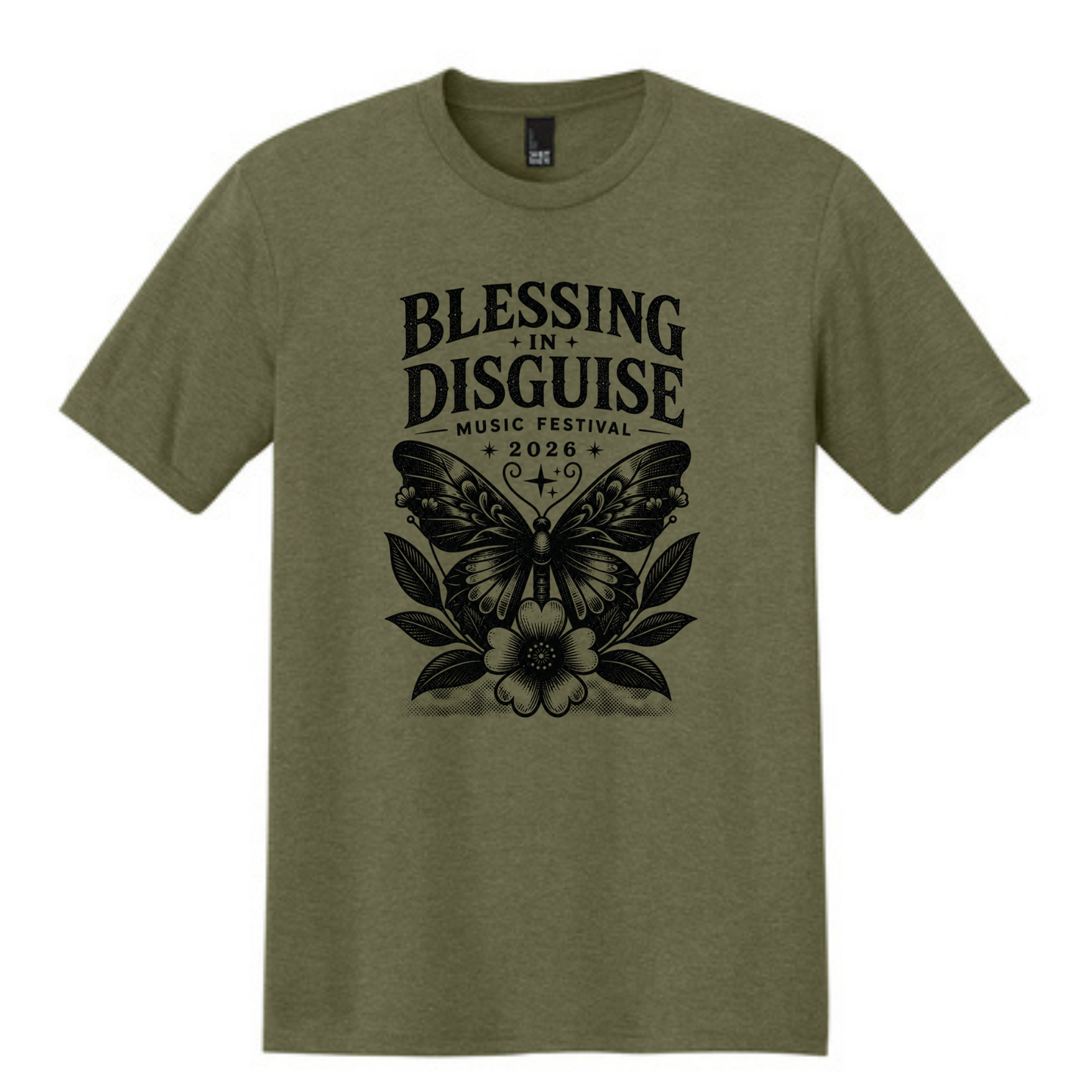 BID 2026 - District® Perfect Tri® Tee - MILITARY GREEN FROST