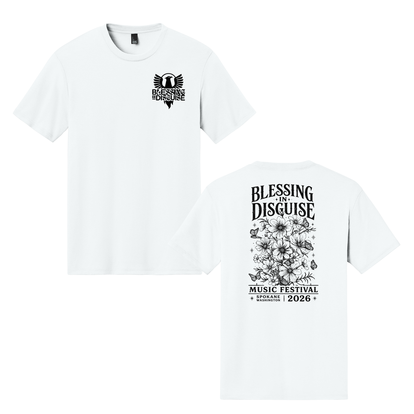 BID 2026 - District® Perfect Tri® Tee - WHITE