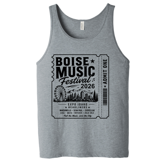 BMF 2026 - BELLA+CANVAS® Unisex Jersey Tank - ATHLETIC HEATHER