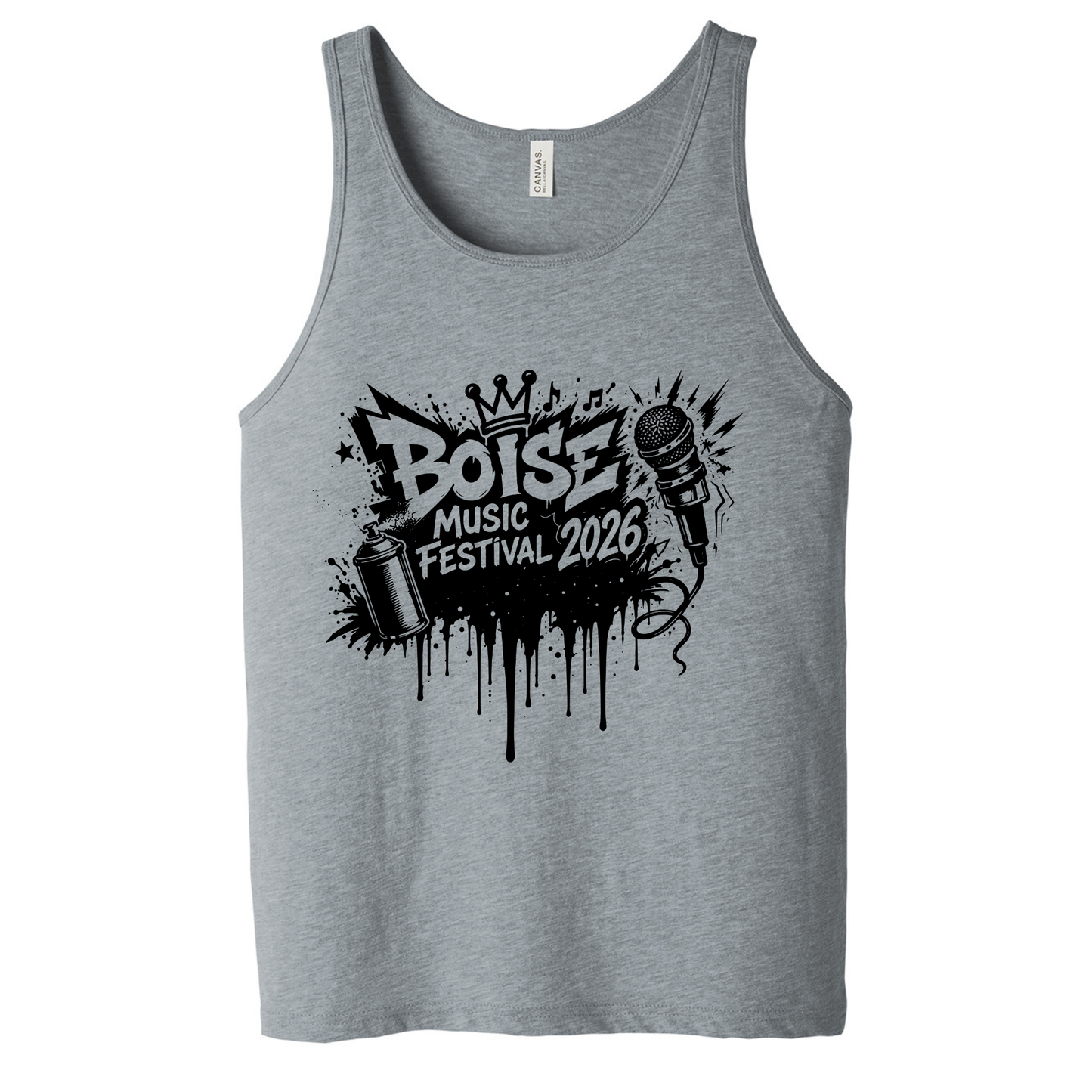 BMF 2026 - BELLA+CANVAS® Unisex Jersey Tank - ATHLETIC HEATHER