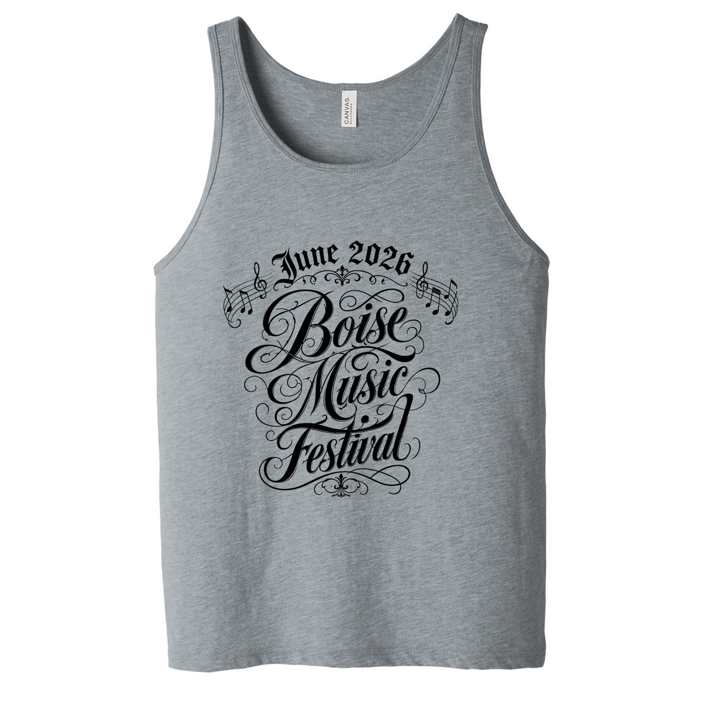 BMF 2026 - BELLA+CANVAS® Unisex Jersey Tank - ATHLETIC HEATHER