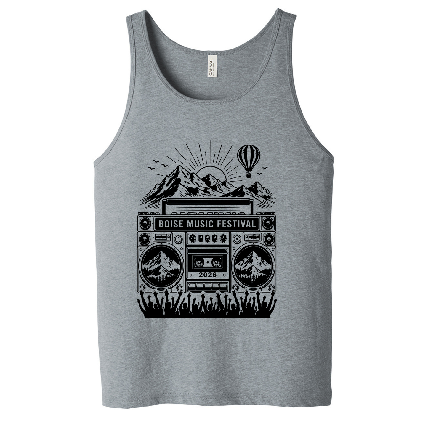 BMF 2026 - BELLA+CANVAS® Unisex Jersey Tank - ATHLETIC HEATHER