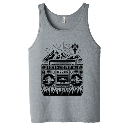 BMF 2026 - BELLA+CANVAS® Unisex Jersey Tank - ATHLETIC HEATHER