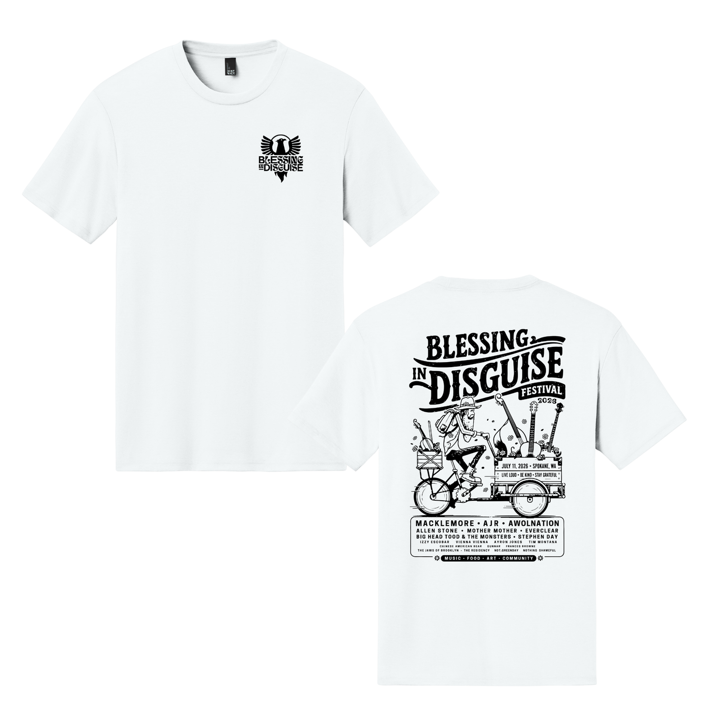 BID 2026 - District® Perfect Tri® Tee - WHITE