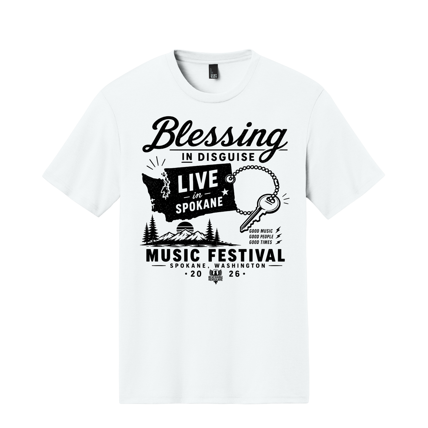 BID 2026 - District® Perfect Tri® Tee - WHITE