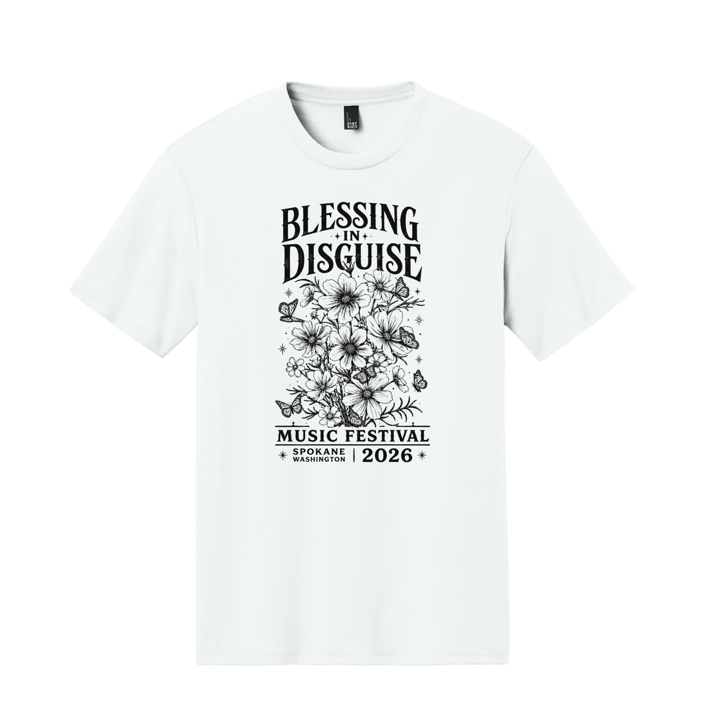 BID 2026 - District® Perfect Tri® Tee - WHITE