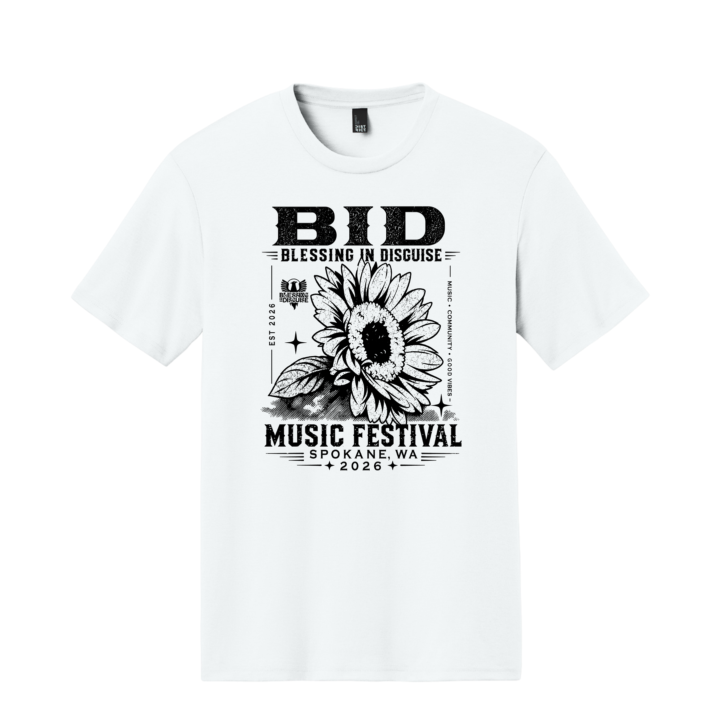 BID 2026 - District® Perfect Tri® Tee - WHITE