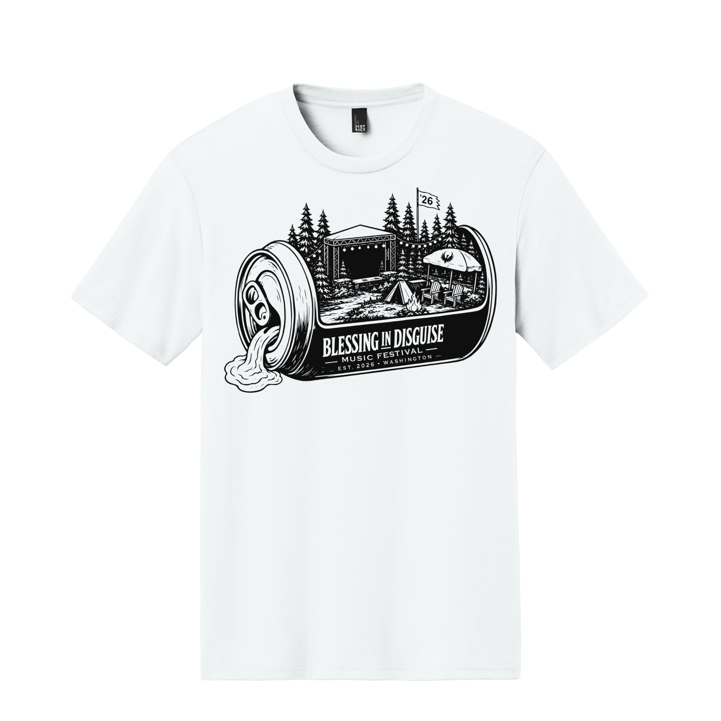 BID 2026 - District® Perfect Tri® Tee - WHITE