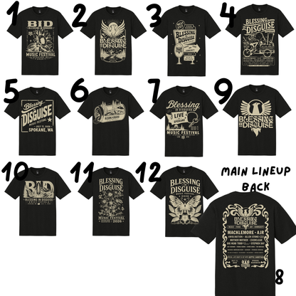 Poster Lineup Tee - BID 2026