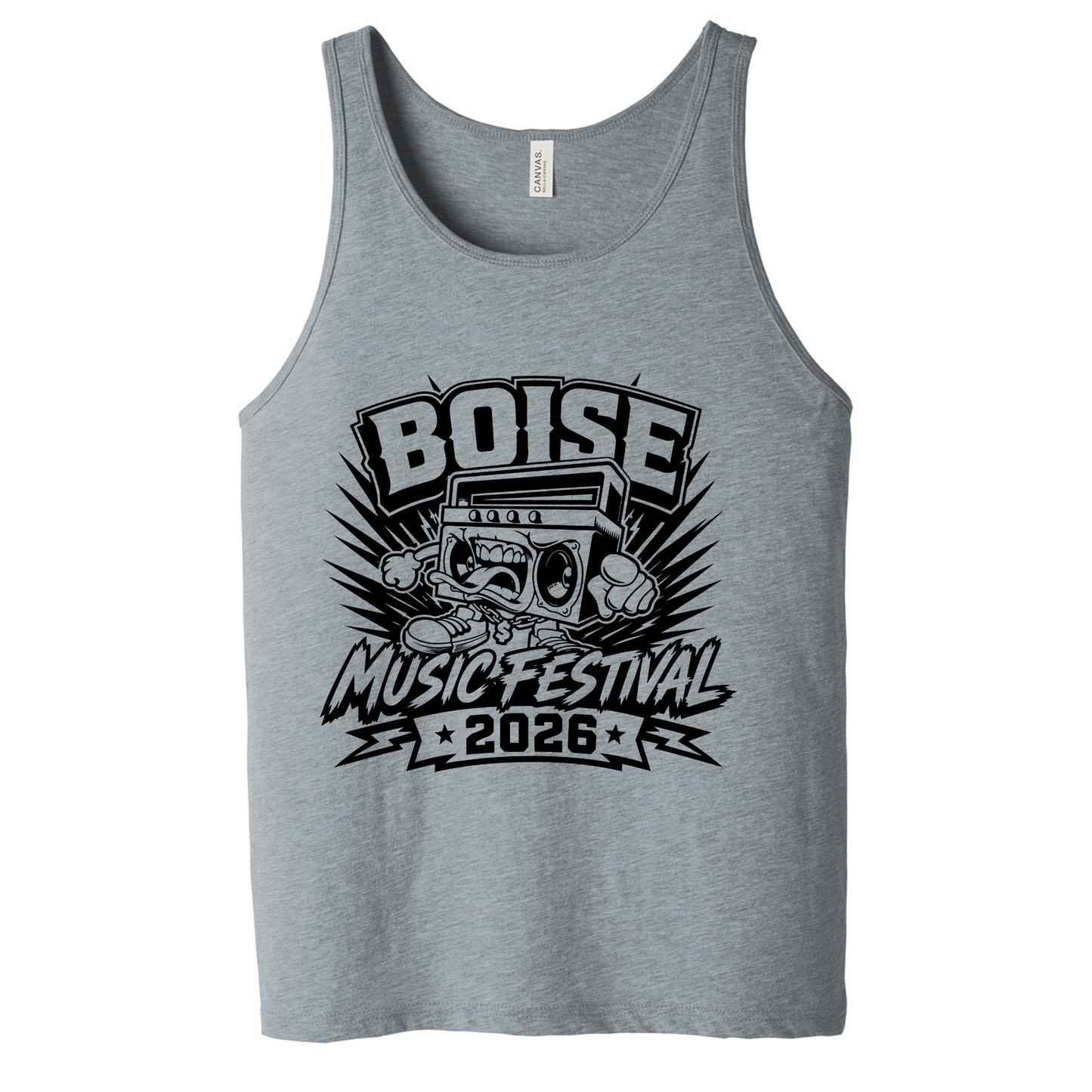 BMF 2026 - BELLA+CANVAS® Unisex Jersey Tank - ATHLETIC HEATHER