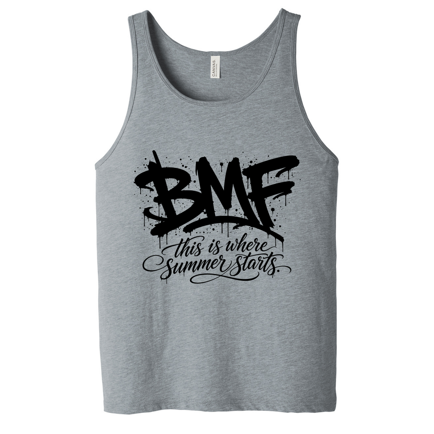 BMF 2026 - BELLA+CANVAS® Unisex Jersey Tank - ATHLETIC HEATHER