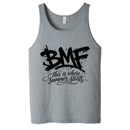 BMF 2026 - BELLA+CANVAS® Unisex Jersey Tank - ATHLETIC HEATHER