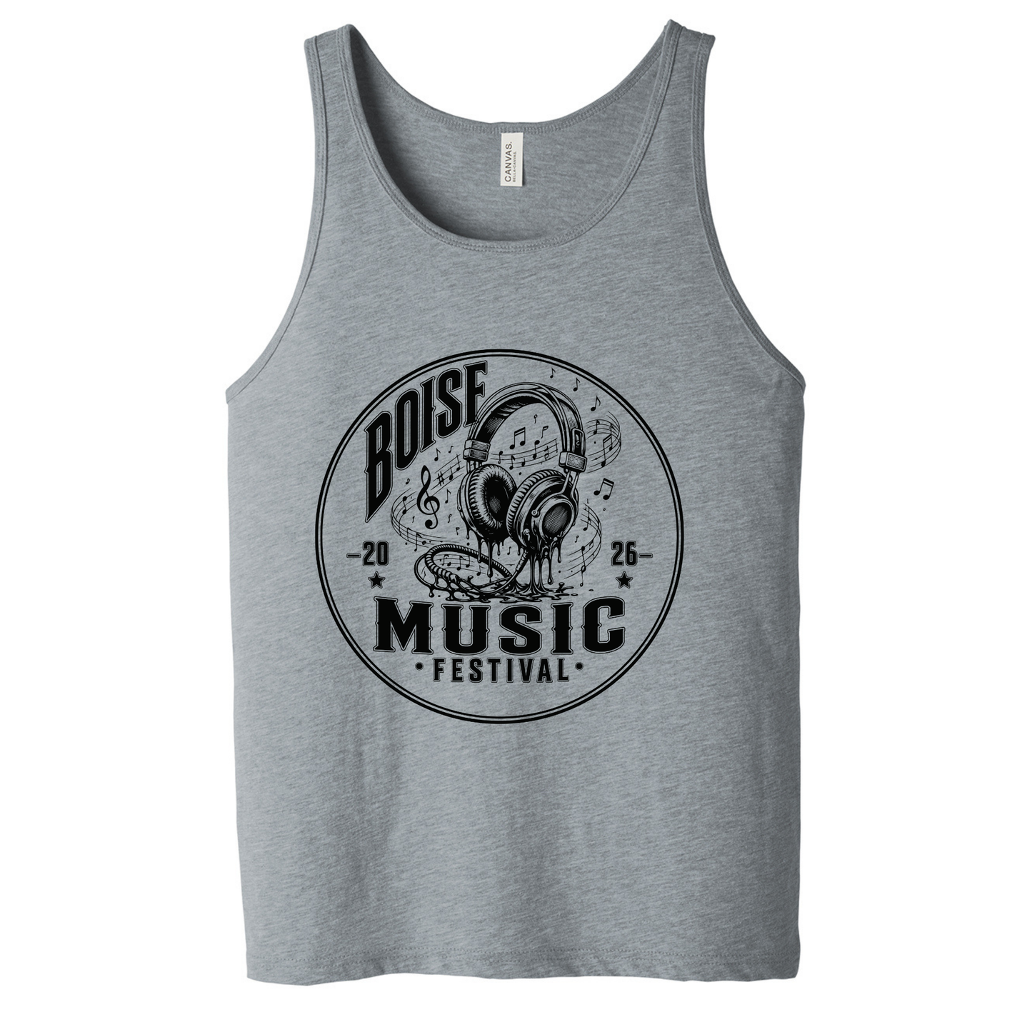 BMF 2026 - BELLA+CANVAS® Unisex Jersey Tank - ATHLETIC HEATHER