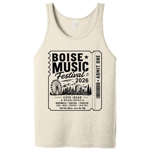 BMF 2026 - BELLA+CANVAS® Unisex Jersey Tank - NATURAL