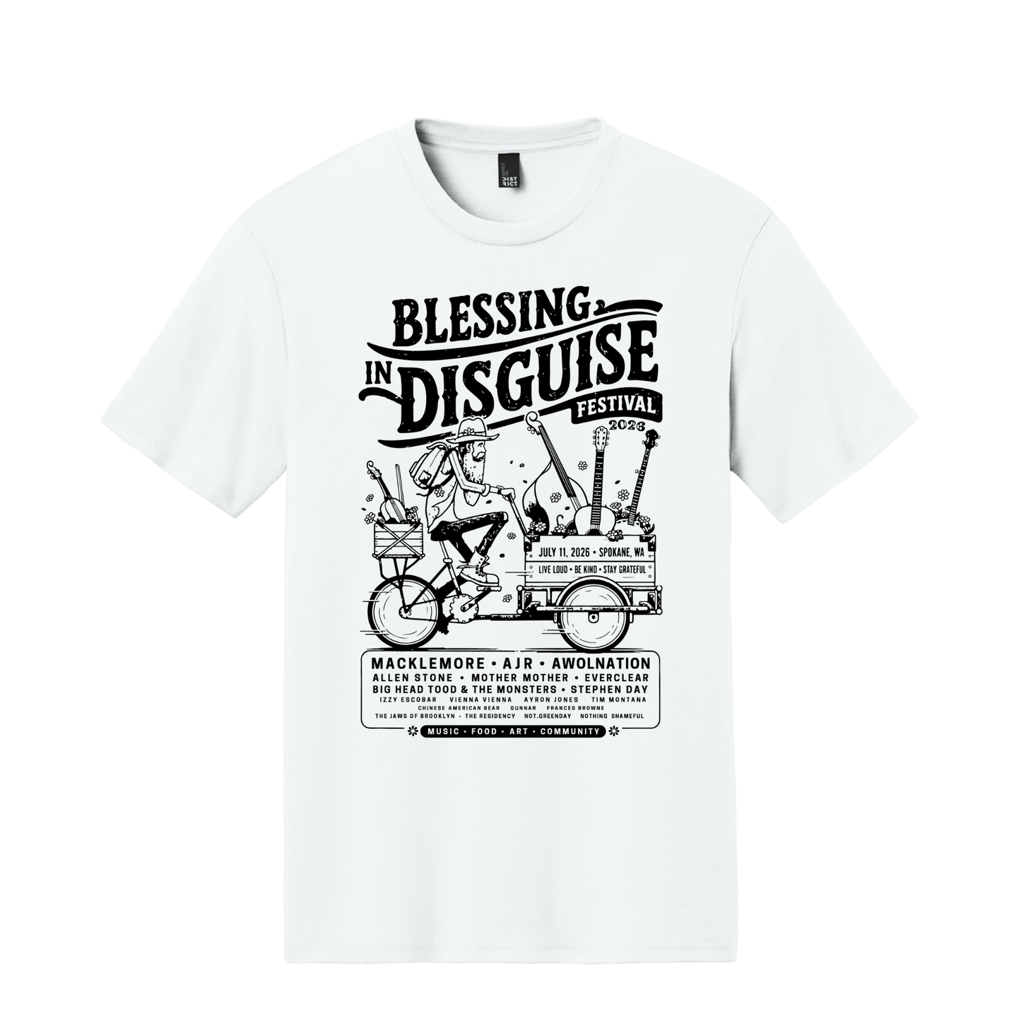 BID 2026 - District® Perfect Tri® Tee - WHITE