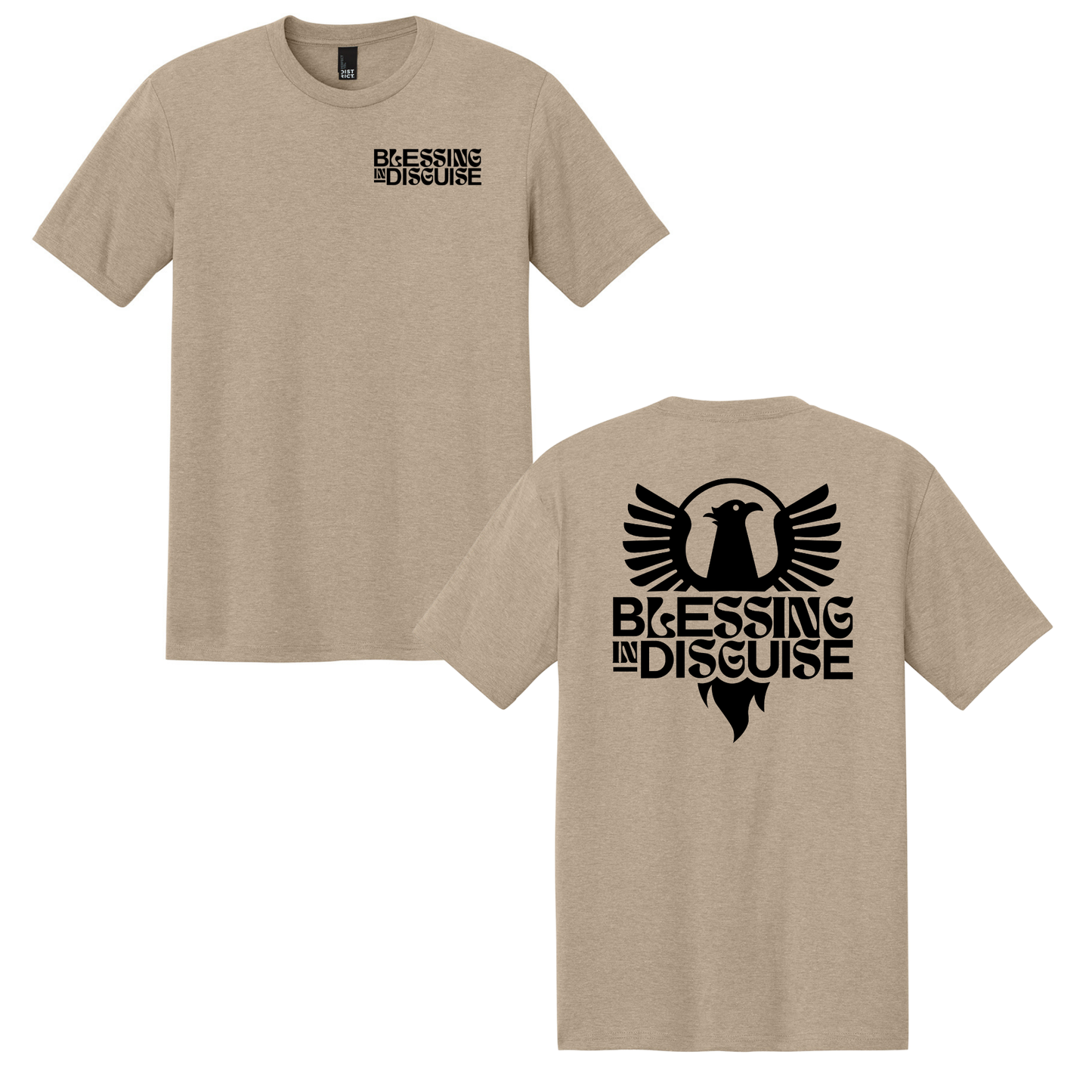 BID 2026 - District® Perfect Tri® Tee - DESERT TAN