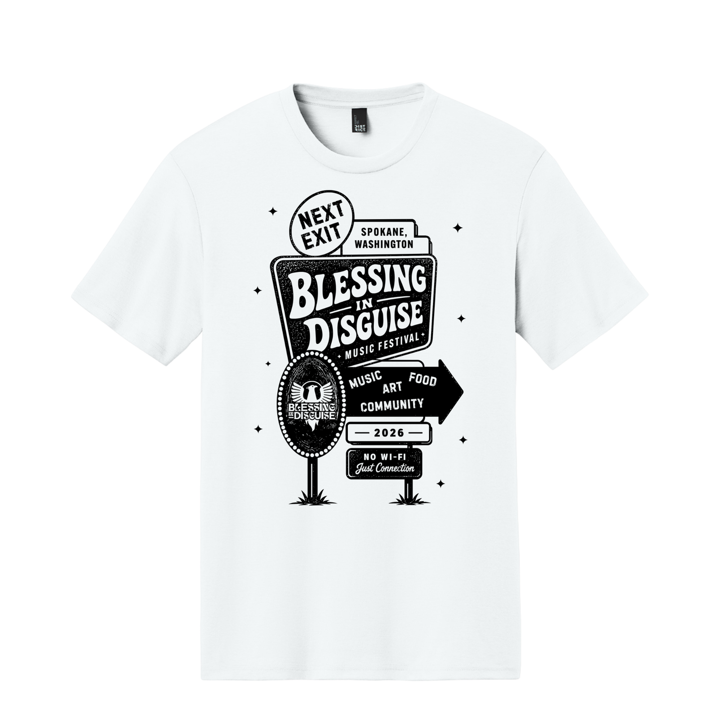 BID 2026 - District® Perfect Tri® Tee - WHITE