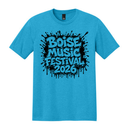 BMF 2026 - District® Perfect Tri® Tee - TURQUOISE FROST