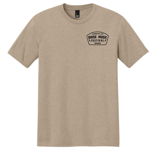 BMF 2026 - District® Perfect Tri® Tee - DESERT TAN
