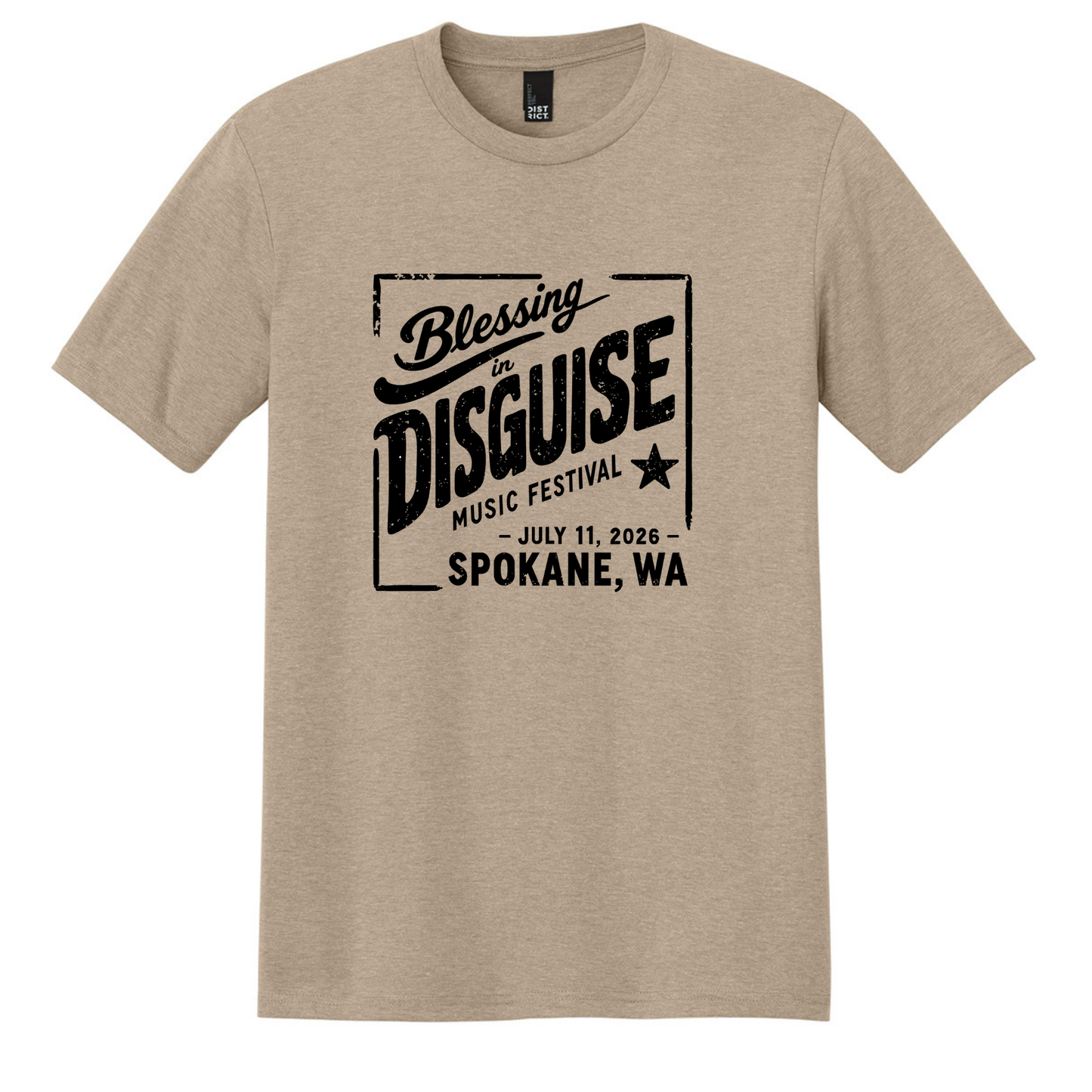 BID 2026 - District® Perfect Tri® Tee - DESERT TAN