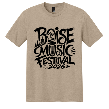 BMF 2026 - District® Perfect Tri® Tee - DESERT TAN
