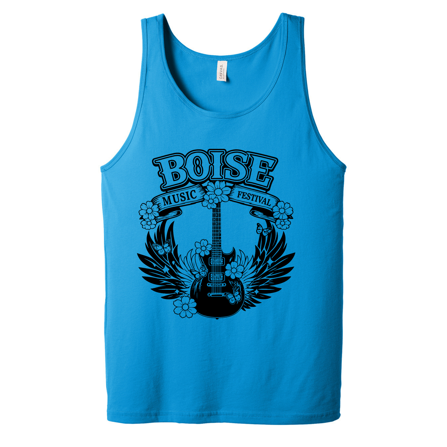 BMF 2026 - BELLA+CANVAS® Unisex Jersey Tank - NEON BLUE