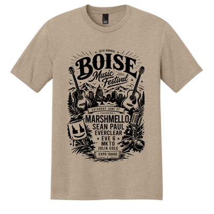 BMF 2026 - District® Perfect Tri® Tee - DESERT TAN