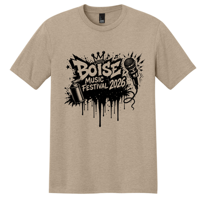 BMF 2026 - District® Perfect Tri® Tee - DESERT TAN