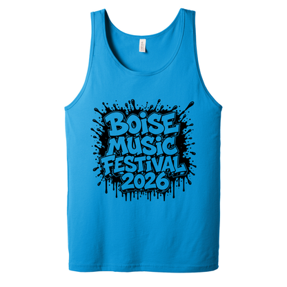 BMF 2026 - BELLA+CANVAS® Unisex Jersey Tank - NEON BLUE